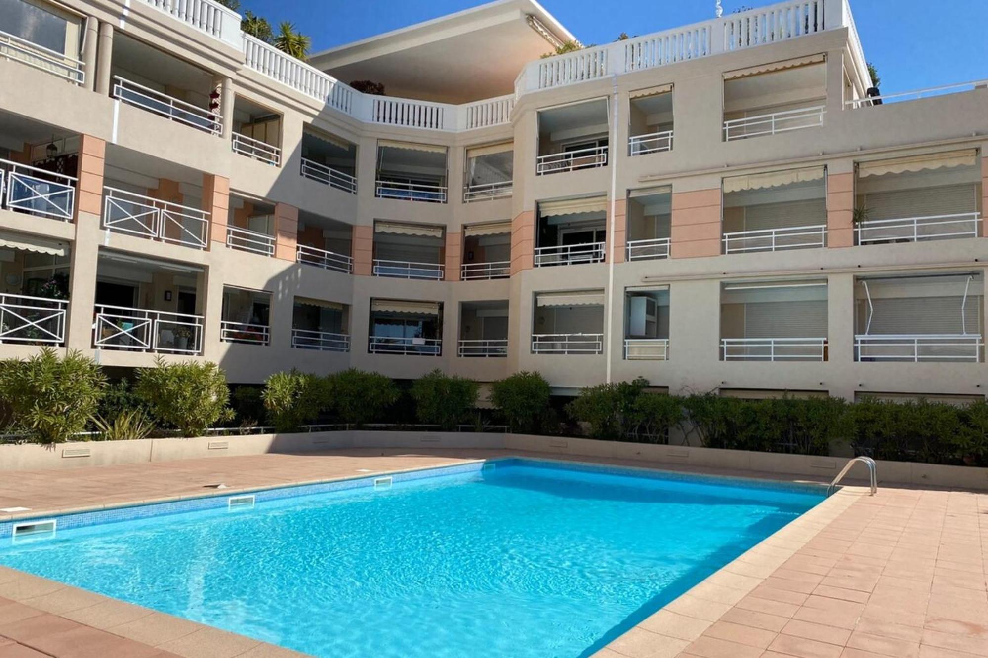 06Ai - Beautiful Renovated Studio - Sea And Pool View Vallauris Luaran gambar